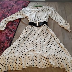 NWOT Iconic Polka Dot Maxi Dress